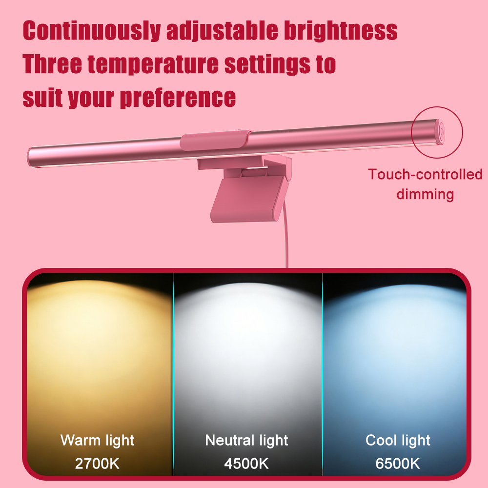 Home Bar Setup - Lampu LED Pink untuk Monitor, Lampu