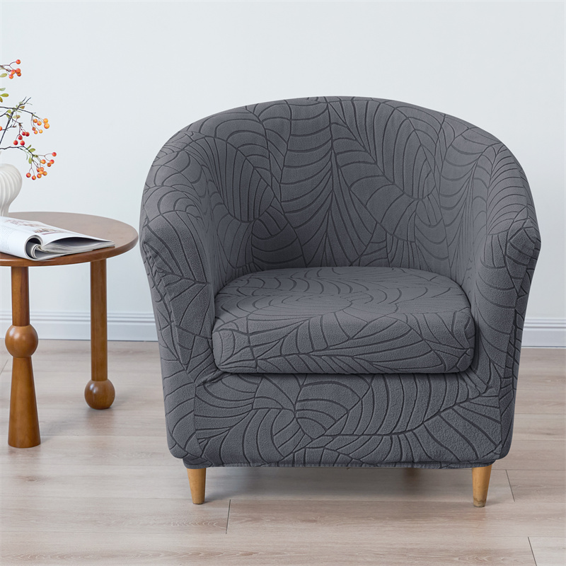 Home Bar Seating - Sarung Kursi Klub Warna Solid, Sarung