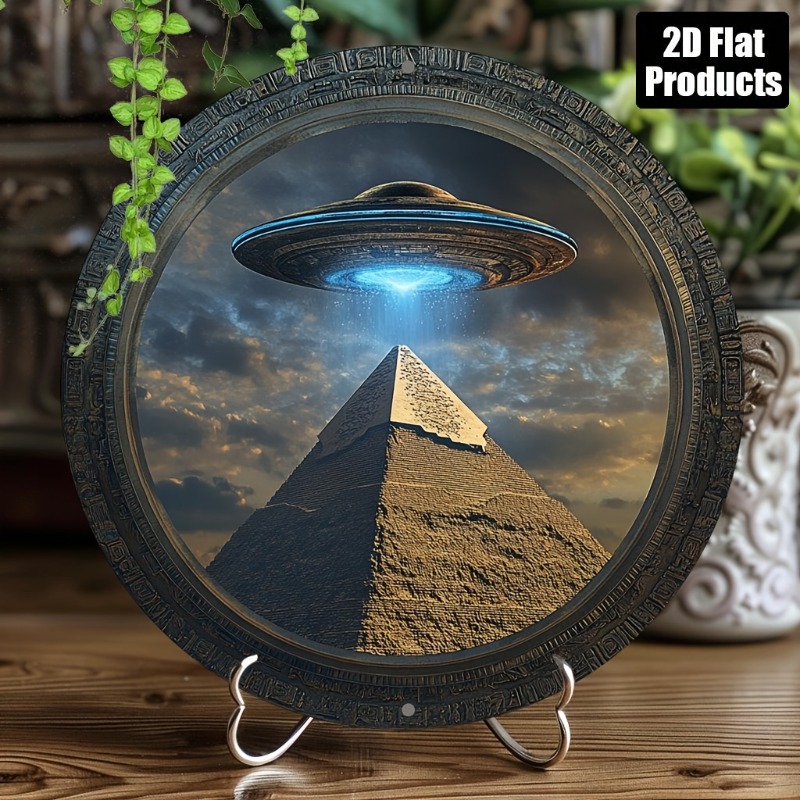 Home Bar Cafe - Tanda Plakat Dekoratif Logam Aluminium Bulat