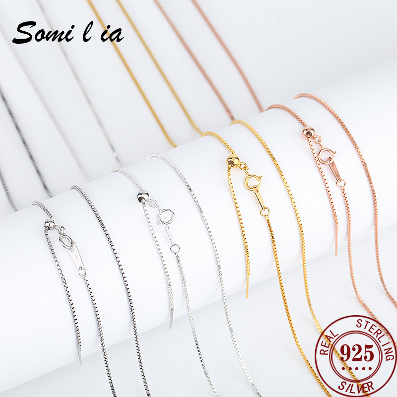 Bar Cart Gold - Kalung SOMILIA Perak 925 Rantai Kotak