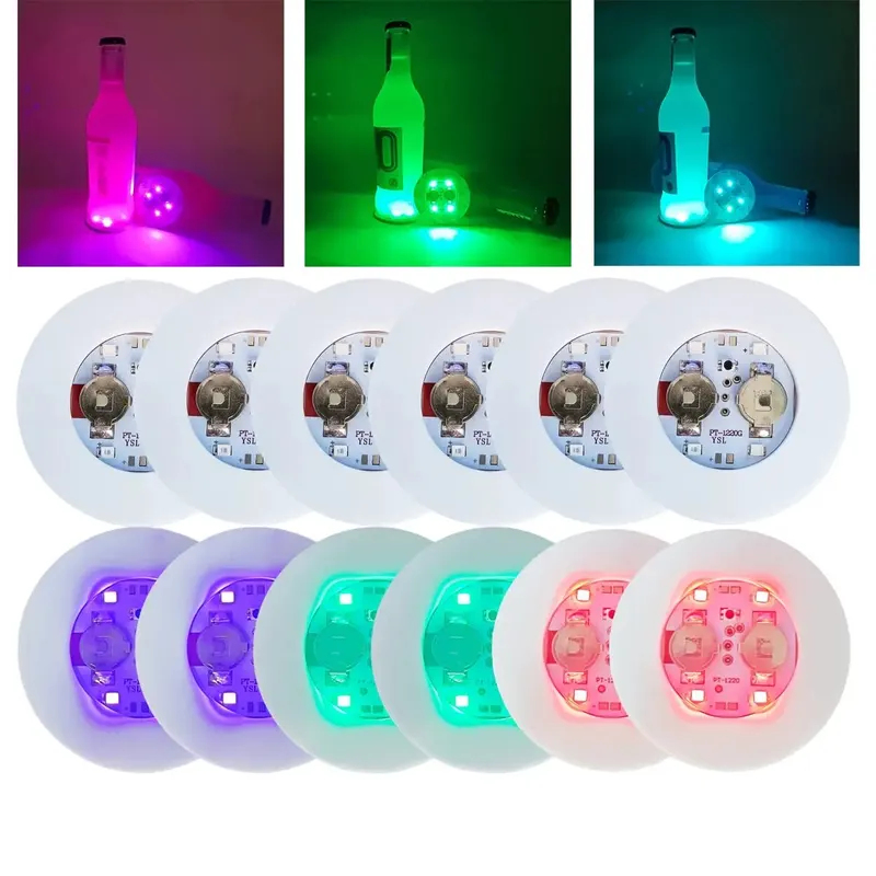 Home Bar Setup - Set 5 Buah Tatakan Gelas LED