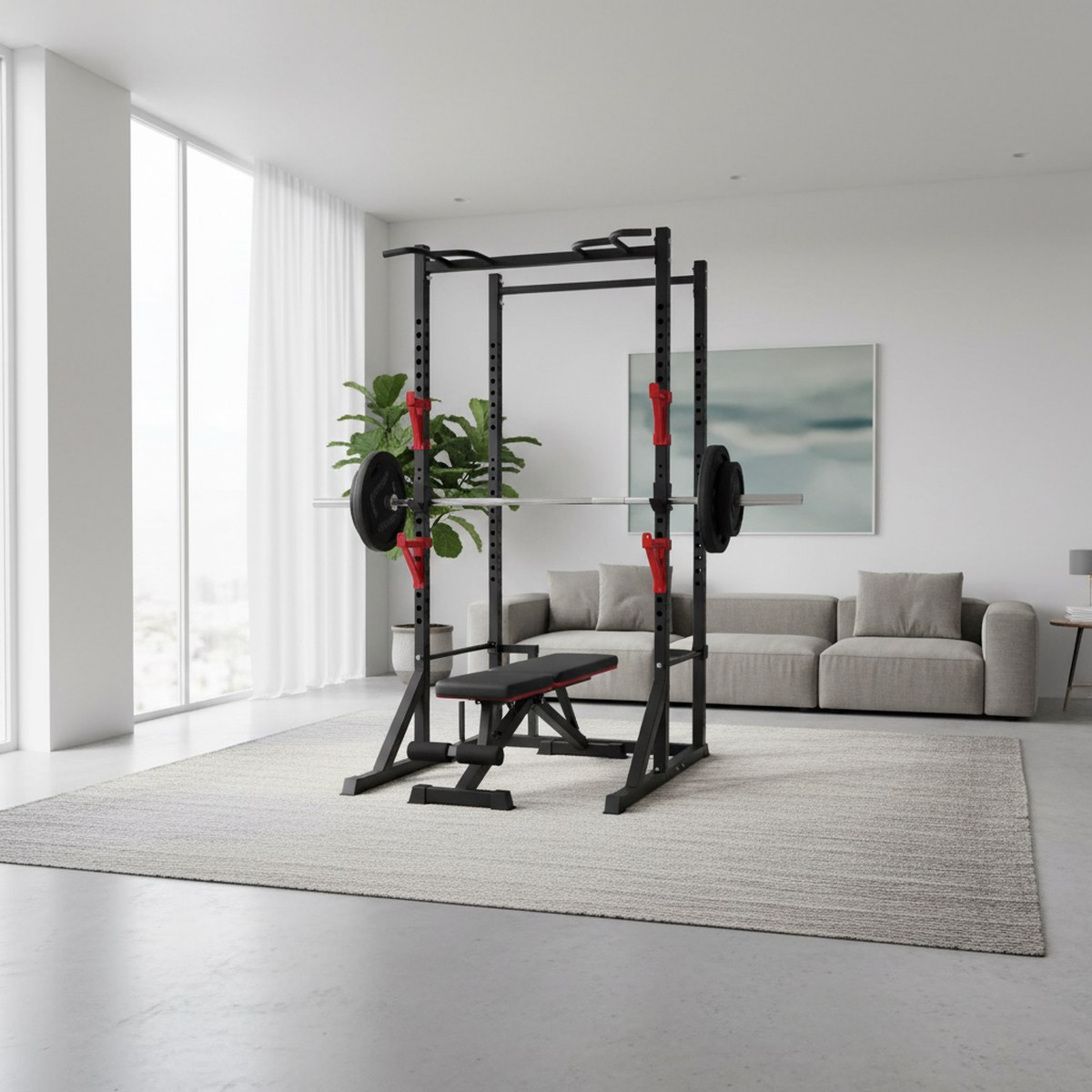 Rak Power yang Dapat Disesuaik - Home Bar And Gym ulasan dan harga