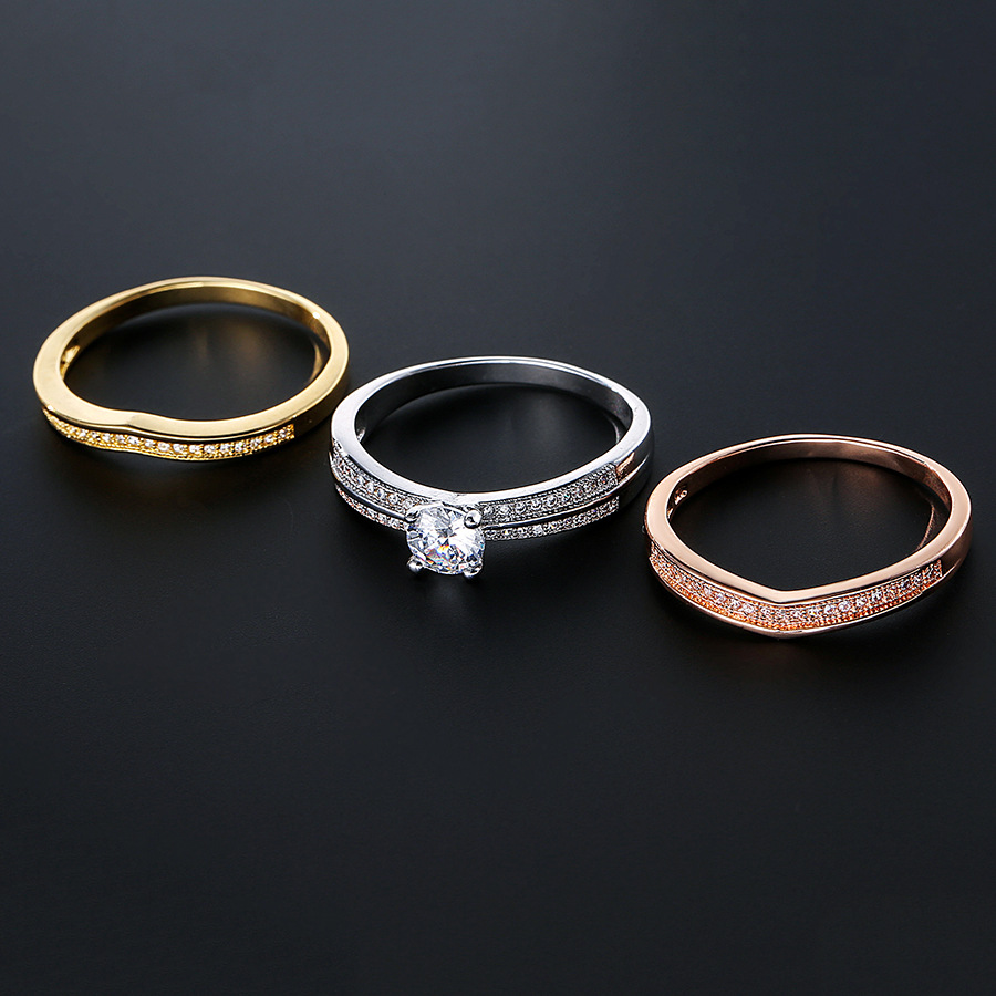 18K Cincin Emas Multi 3 Buah S - Bar Cart Gold ulasan dan harga