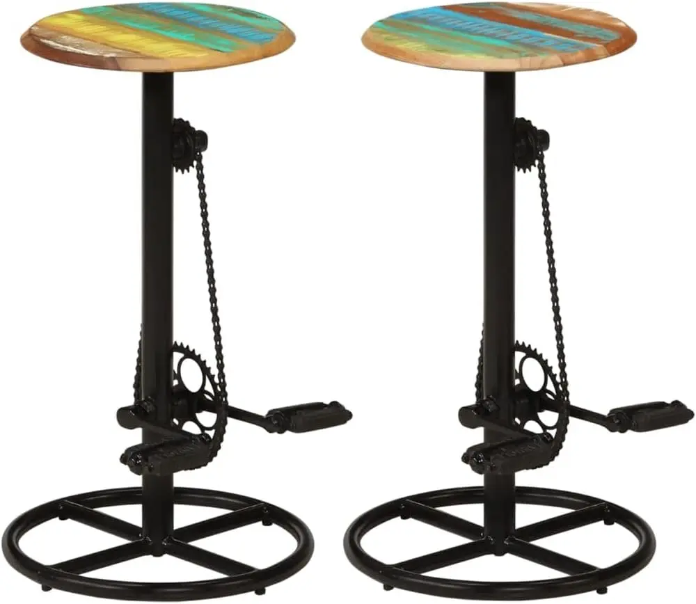 Kursi Bar 2 pcs, Kursi Meja Da - Home Bar Stools ulasan dan harga