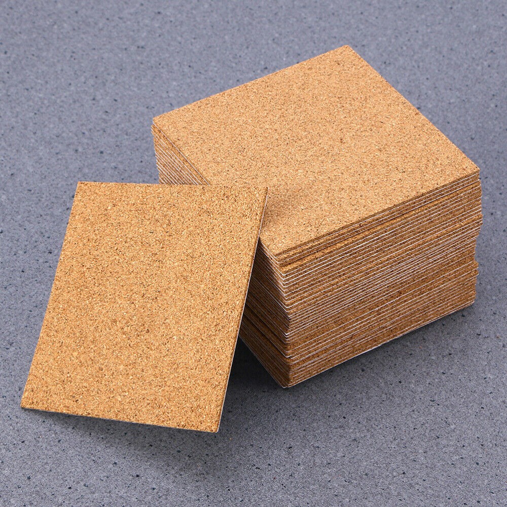 10 buah coaster gabus persegi  - Home Bar Supplies ulasan dan harga