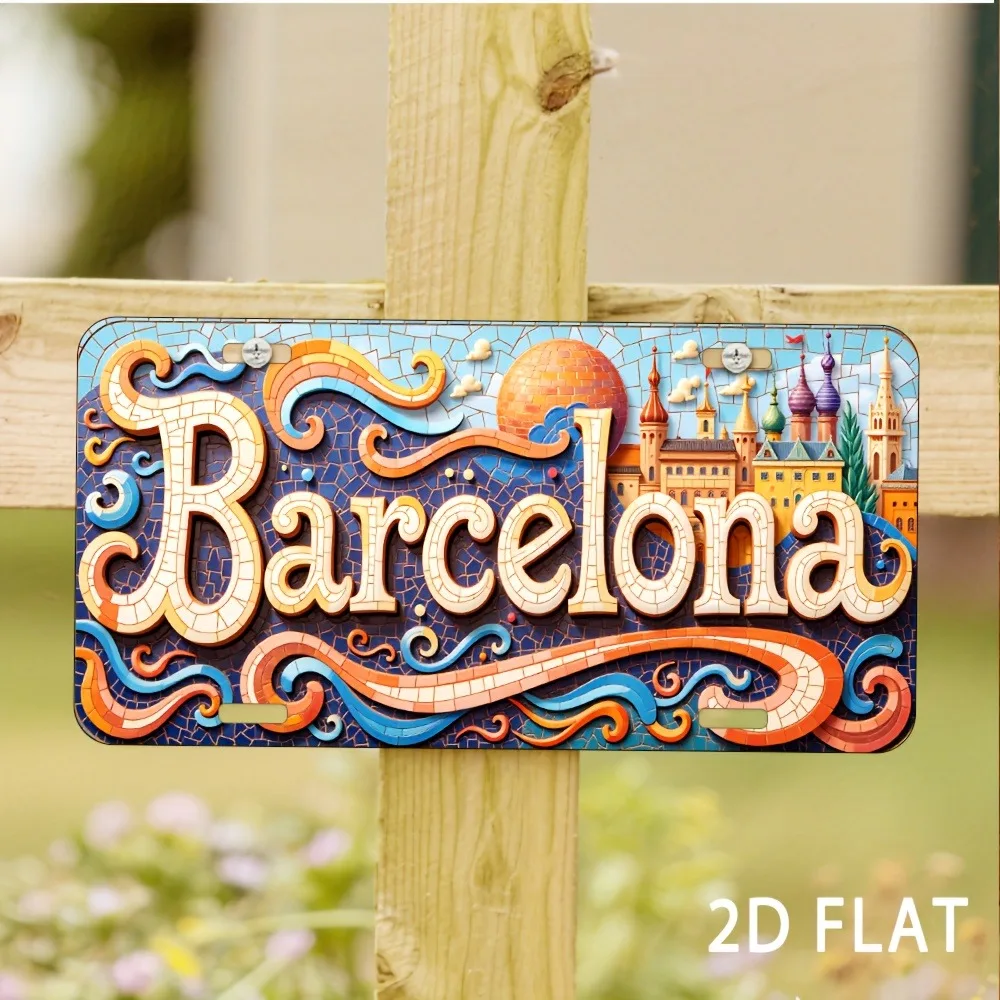 2D Flat, Papan Nama Barcelona  - Home Barcelona ulasan dan harga