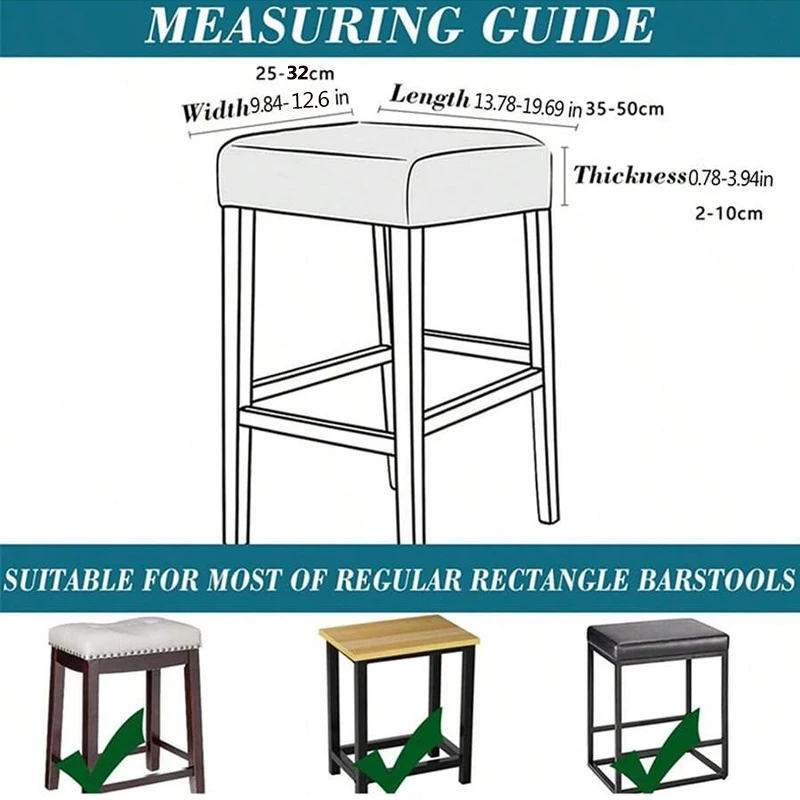 1/2 Buah Penutup Kursi Bar Ela - Home Bar Seating ulasan dan harga