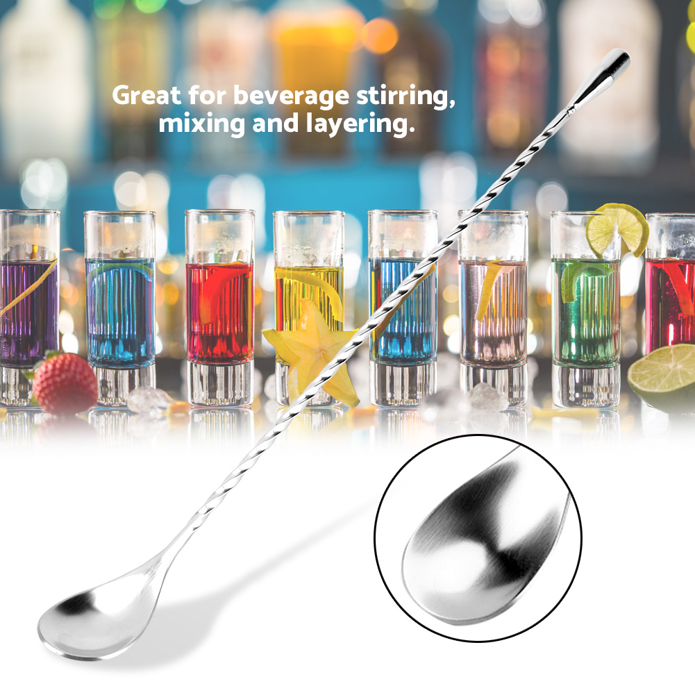 Sendok Pengaduk Koktail Wine d - Bar Spoon Twisted ulasan dan harga