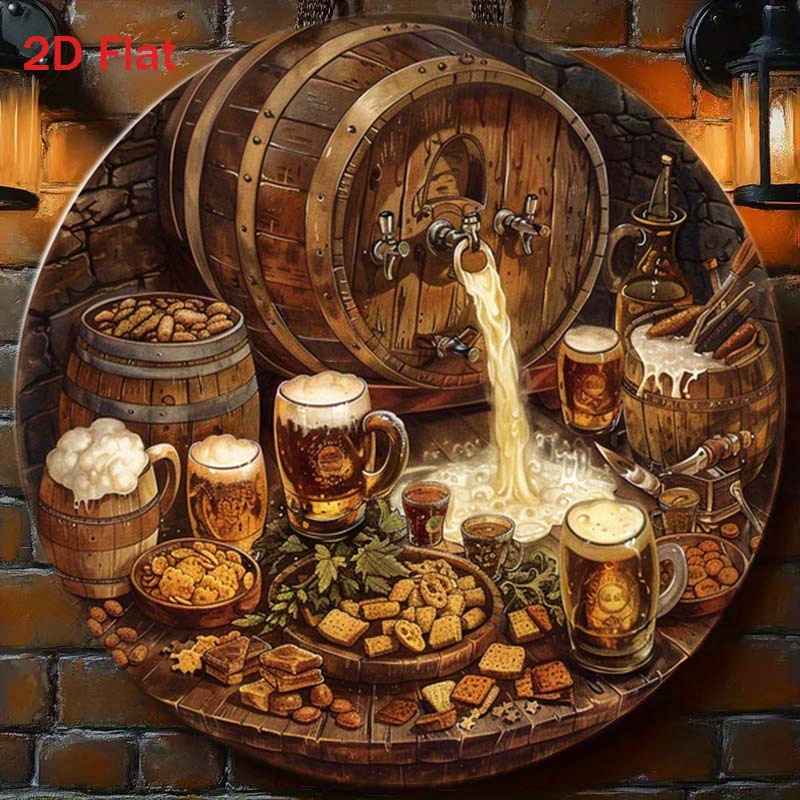 1 Buah Tanda Aluminium Datar 2 - Home Bar Cafe ulasan dan harga
