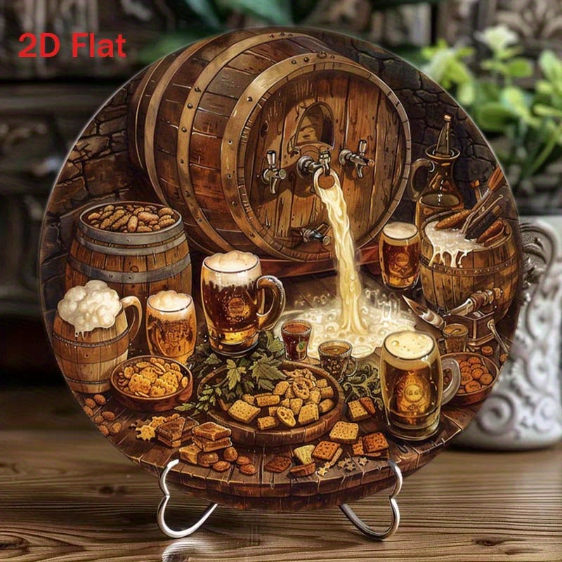 1 Buah Tanda Aluminium Datar 2 - Home Bar Cafe ulasan dan harga
