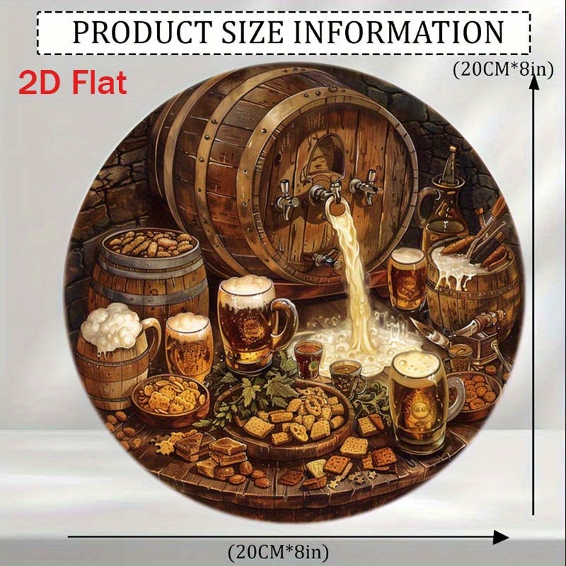 1 Buah Tanda Aluminium Datar 2 - Home Bar Cafe ulasan dan harga