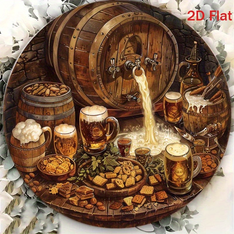 1 Buah Tanda Aluminium Datar 2 - Home Bar Cafe ulasan dan harga