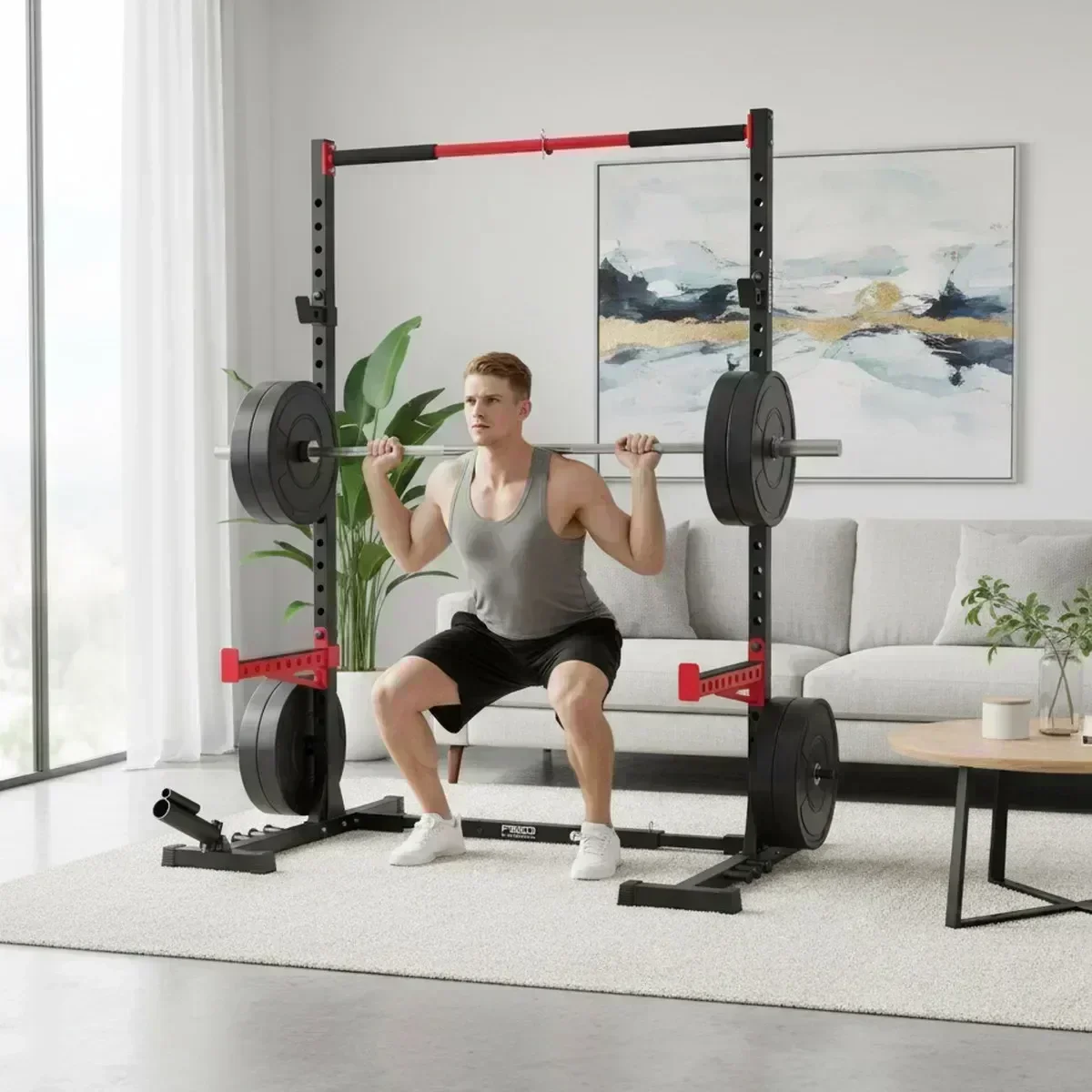 Rak Squat Home Gym yang Dapat  - Home Bar And Gym ulasan dan harga
