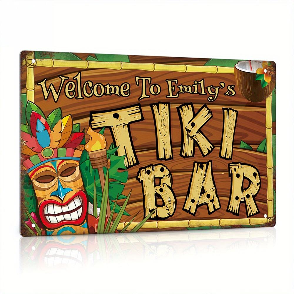 Papan Tanda Bar Tiki Dekorasi  - Home Bar Cafe ulasan dan harga