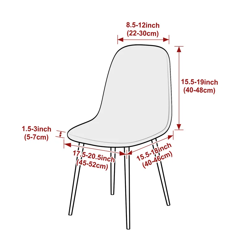 1 Buah Penutup Kursi Cangkang  - Home Bar Seating ulasan dan harga