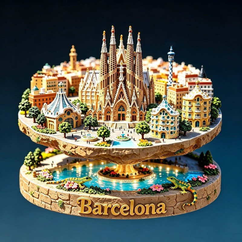 Magnet Kulkas Logam Spanyol So - Home Barcelona ulasan dan harga