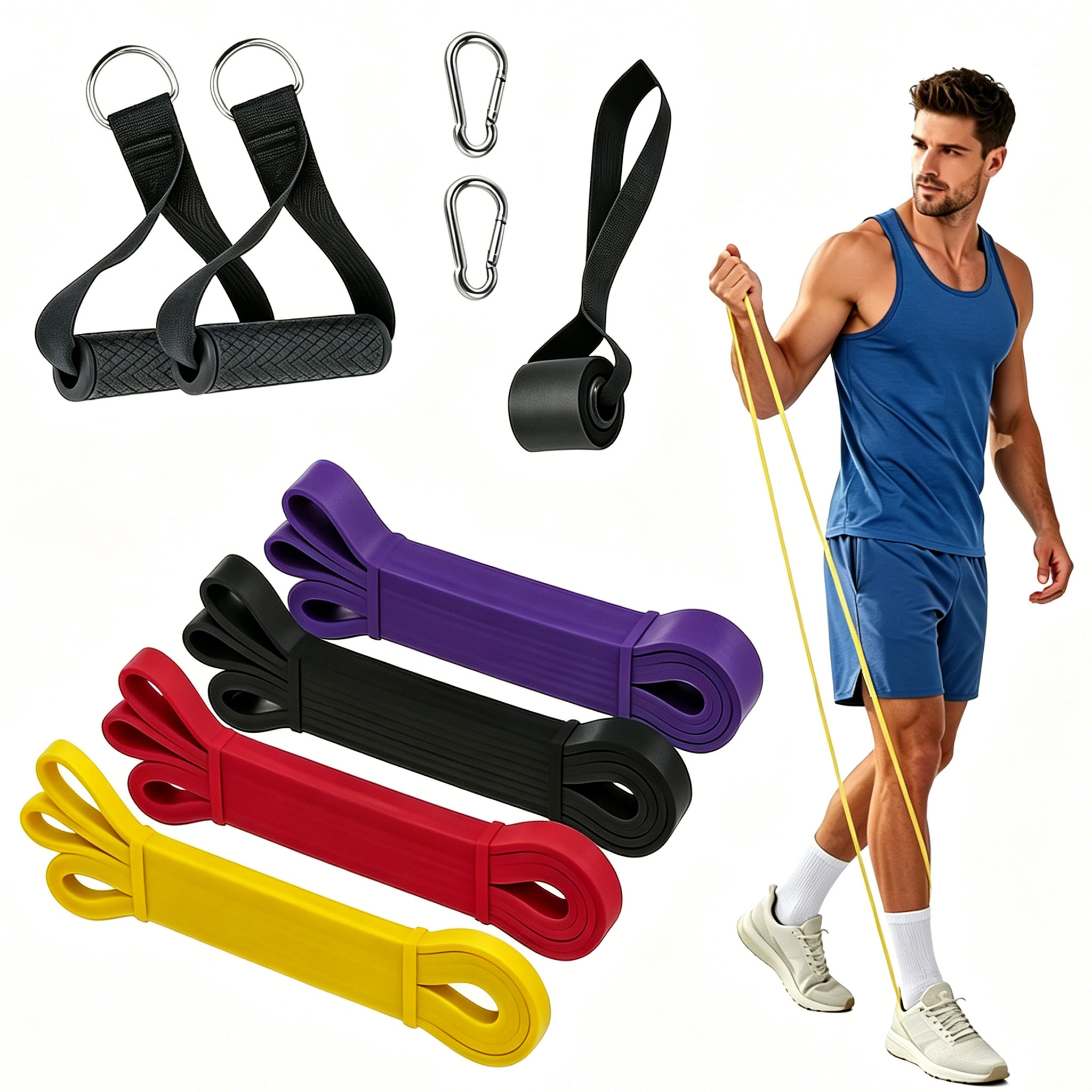 Set Tali Elastis Latihan Pull- - Home Bar Setup ulasan dan harga