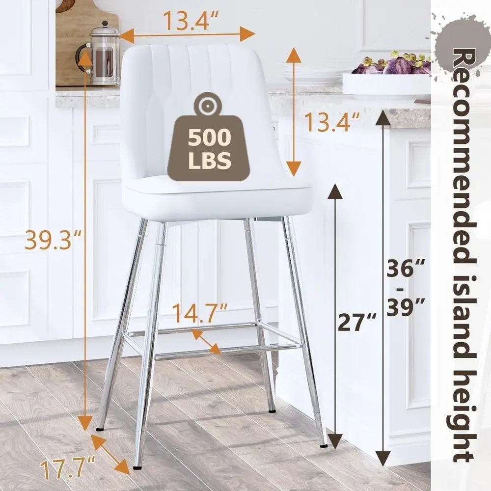Set 2 Kursi Bar Tinggi 27 inci - Home Bar Stools ulasan dan harga