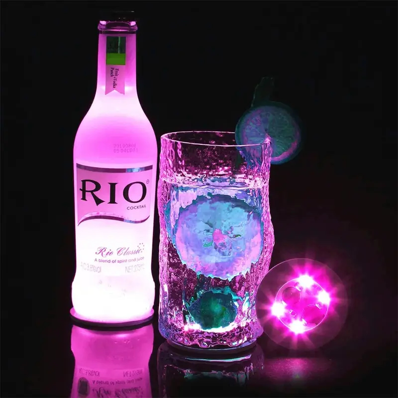 Set 5 Buah Tatakan Gelas LED B - Home Bar Setup ulasan dan harga