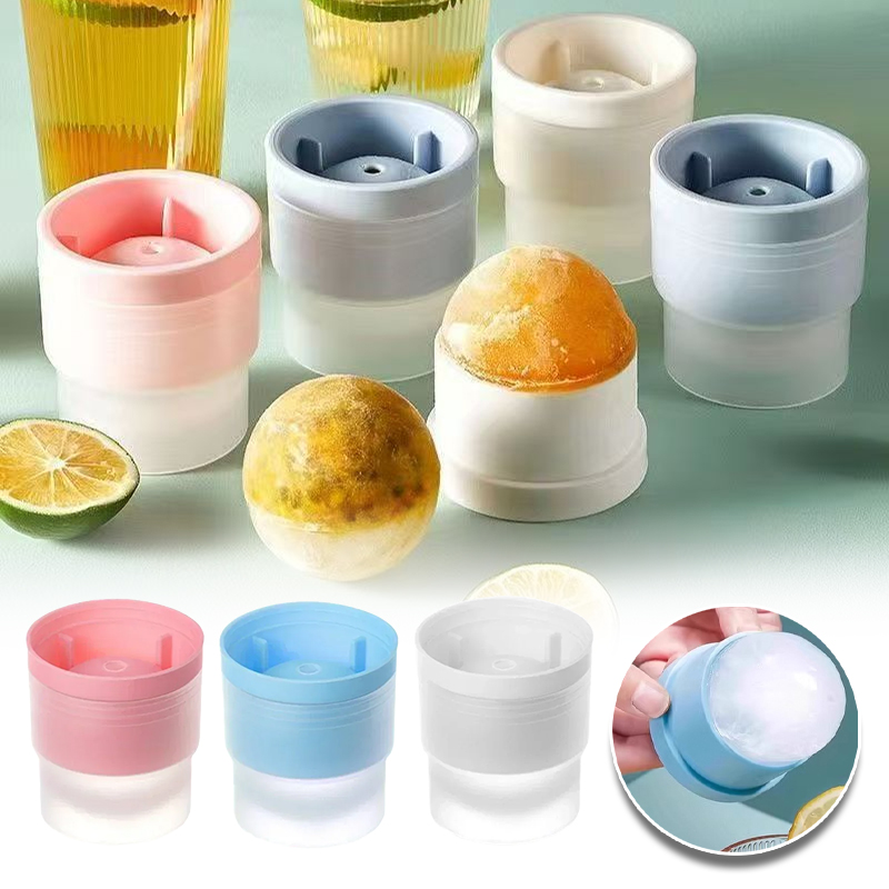 Cetakan Es Silikon Bulat Besar - Home Bar Setup ulasan dan harga